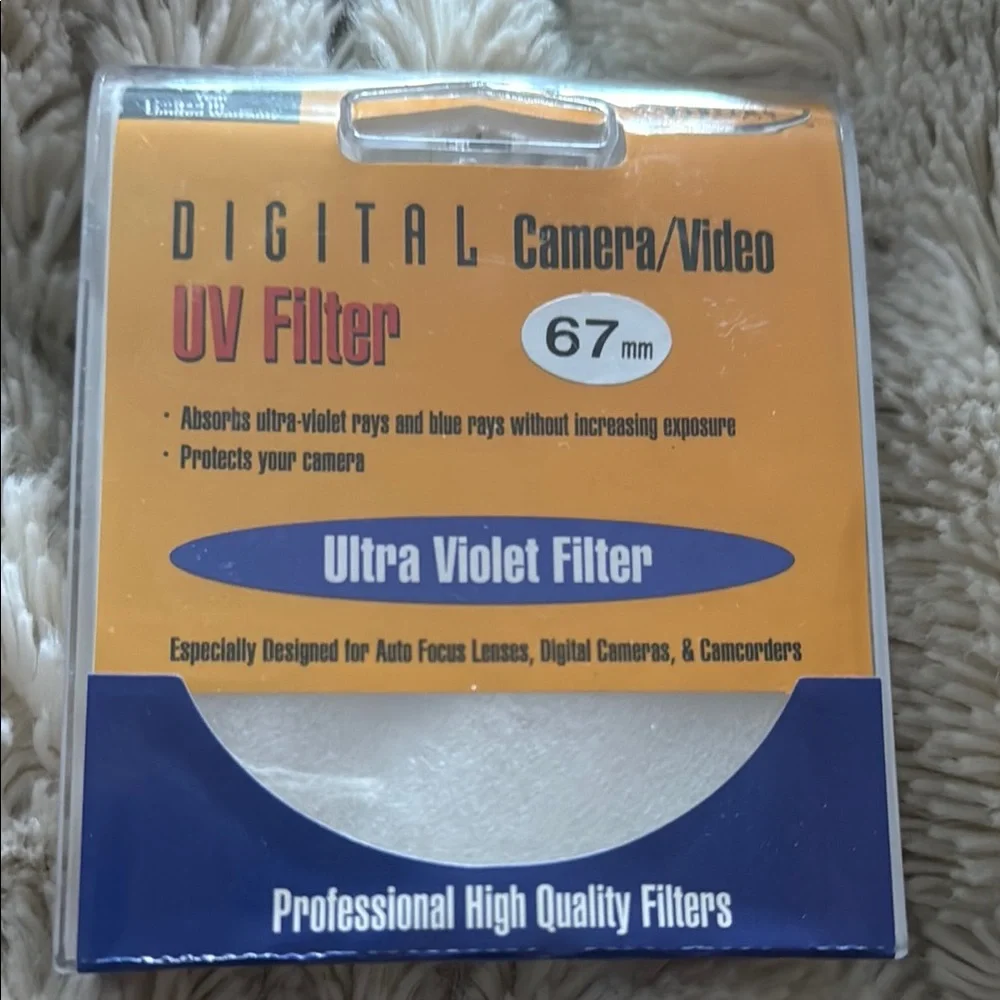 Blue and Orange Professional Camera Lens Filters